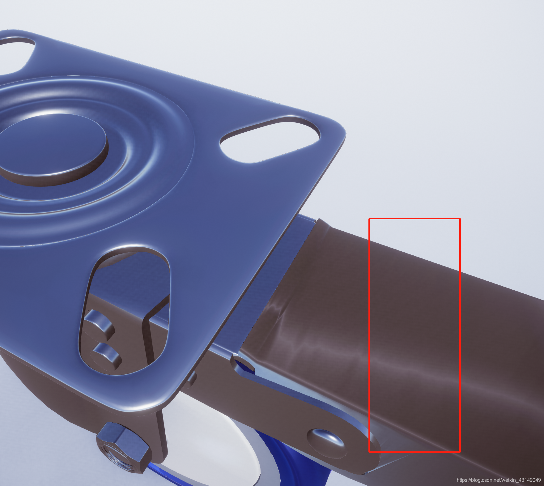 Unity红框是调节之后的变化和左边原来没调节NormalMap的对比